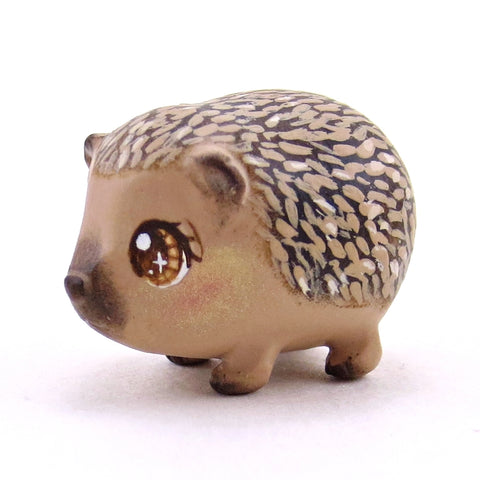 Standing European Hedgehog Figurine - Polymer Clay Continents Collection