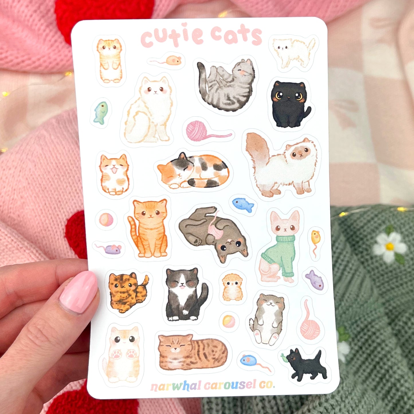 Cutie Cats Sticker Sheet