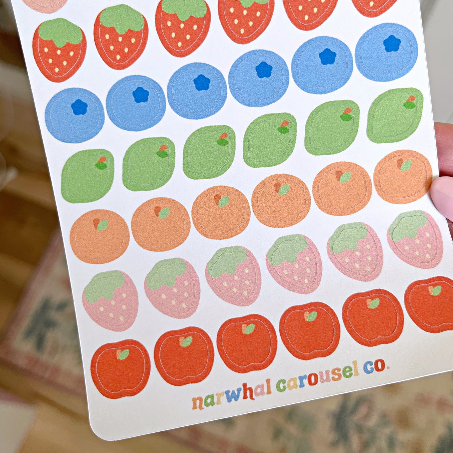 Fruity Deco Sticker Sheet