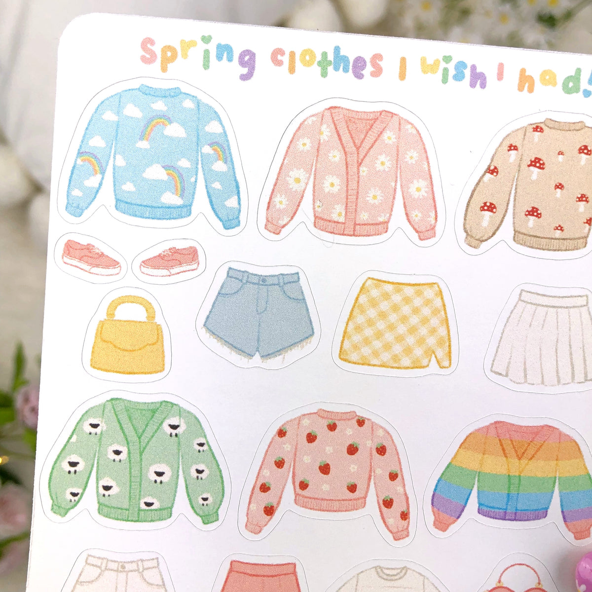 Cottagecore Spring Sticker Sheet – Narwhal Carousel Co.