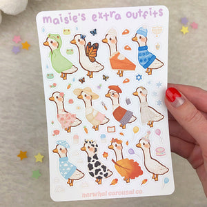 Maisie's Extra Outfits Sticker Sheet