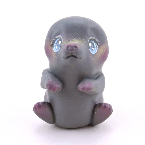 European Mole Figurine - Polymer Clay Continents Collection