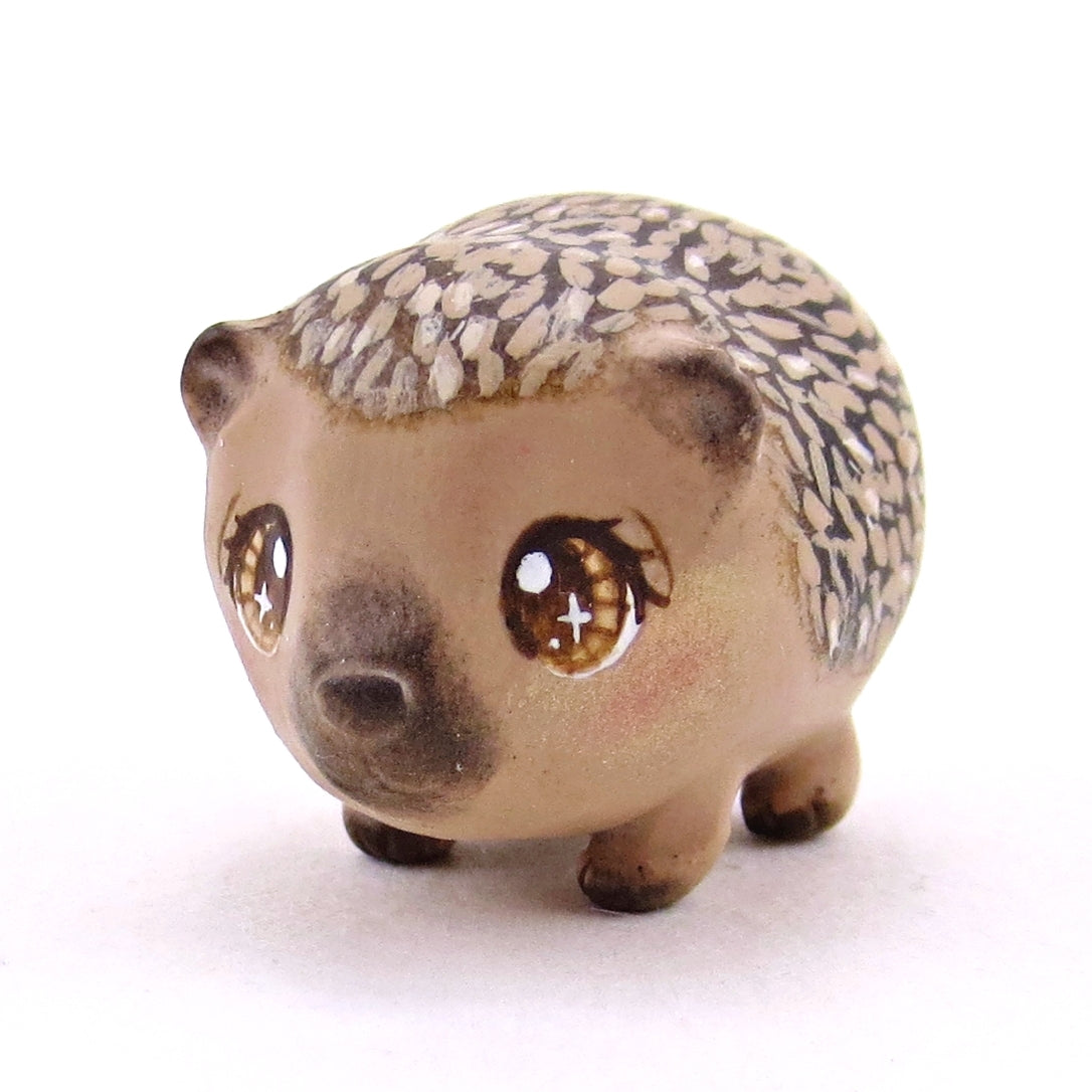 Standing European Hedgehog Figurine - Polymer Clay Continents Collection