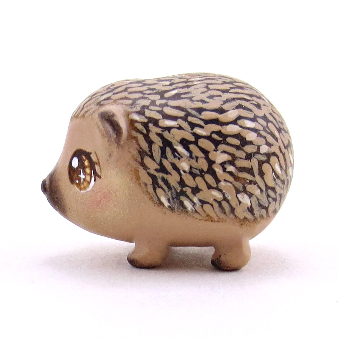 Standing European Hedgehog Figurine - Polymer Clay Continents Collection