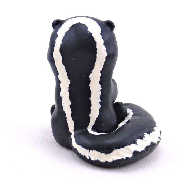 Striped Skunk Figurine - Polymer Clay Continents Collection