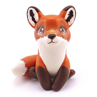 Red Fox Figurine - Polymer Clay Continents Collection