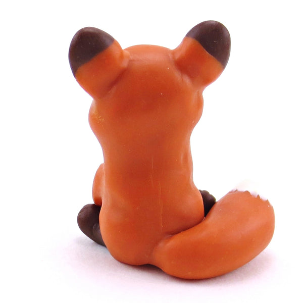 Red Fox Figurine - Polymer Clay Continents Collection