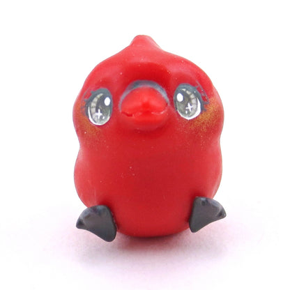 Red Cardinal Figurine - Polymer Clay Christmas Collection