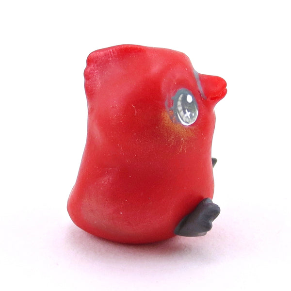 Red Cardinal Figurine - Polymer Clay Christmas Collection