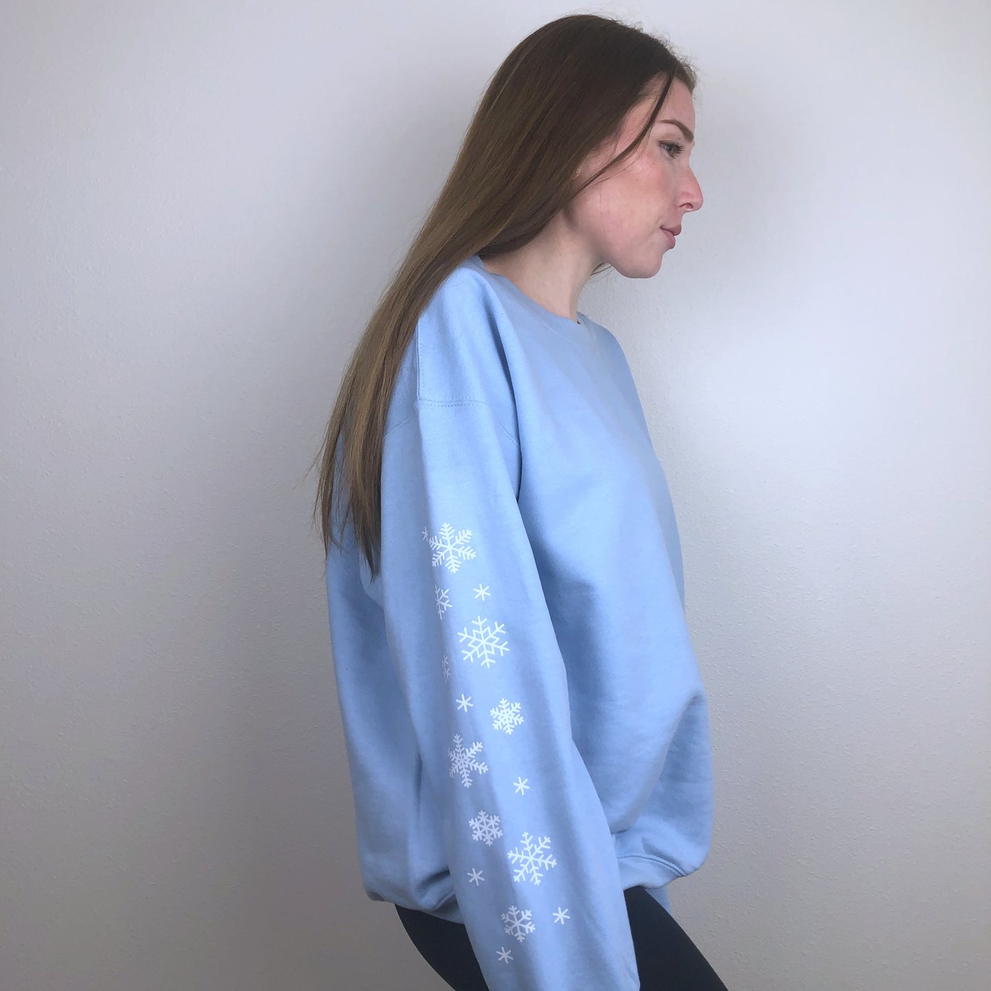 "Snowflake Sleeves" Sweatshirt