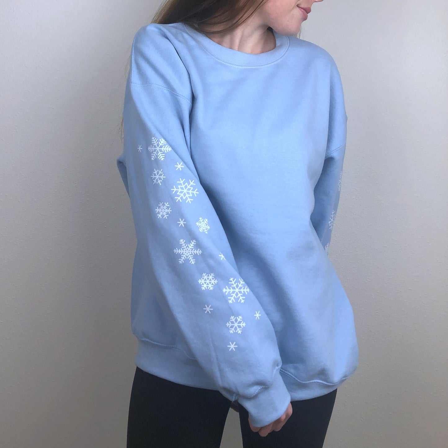 "Snowflake Sleeves" Sweatshirt