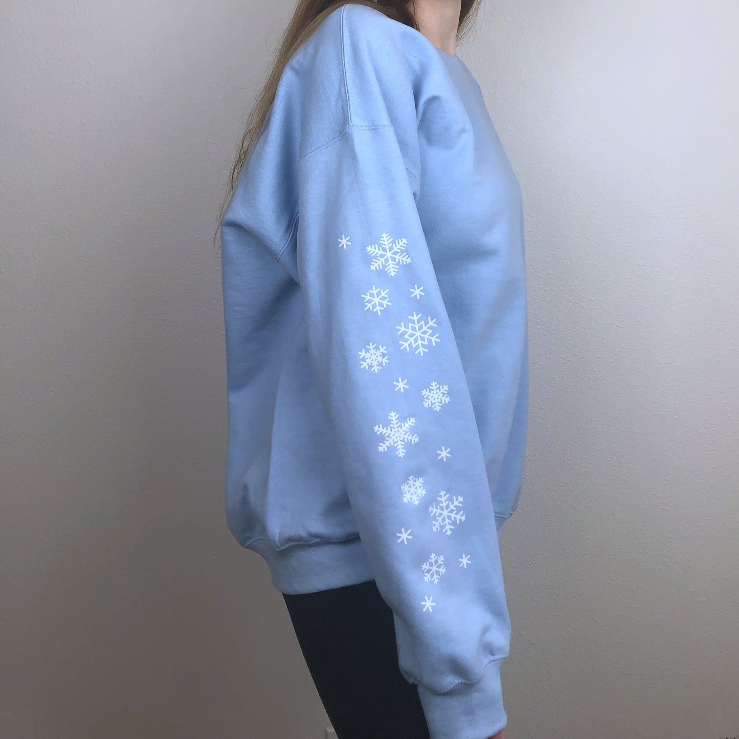 "Snowflake Sleeves" Sweatshirt