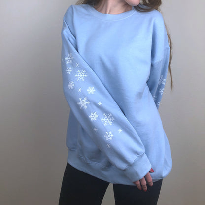 "Snowflake Sleeves" Sweatshirt