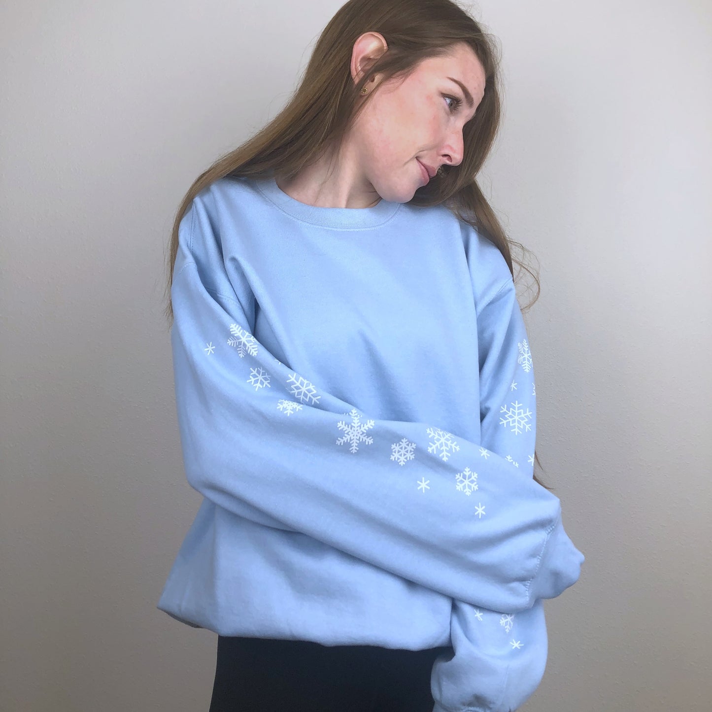 "Snowflake Sleeves" Sweatshirt