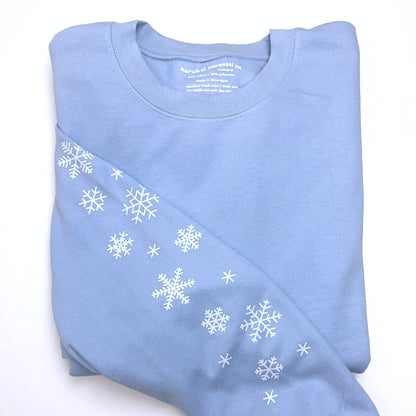 "Snowflake Sleeves" Sweatshirt