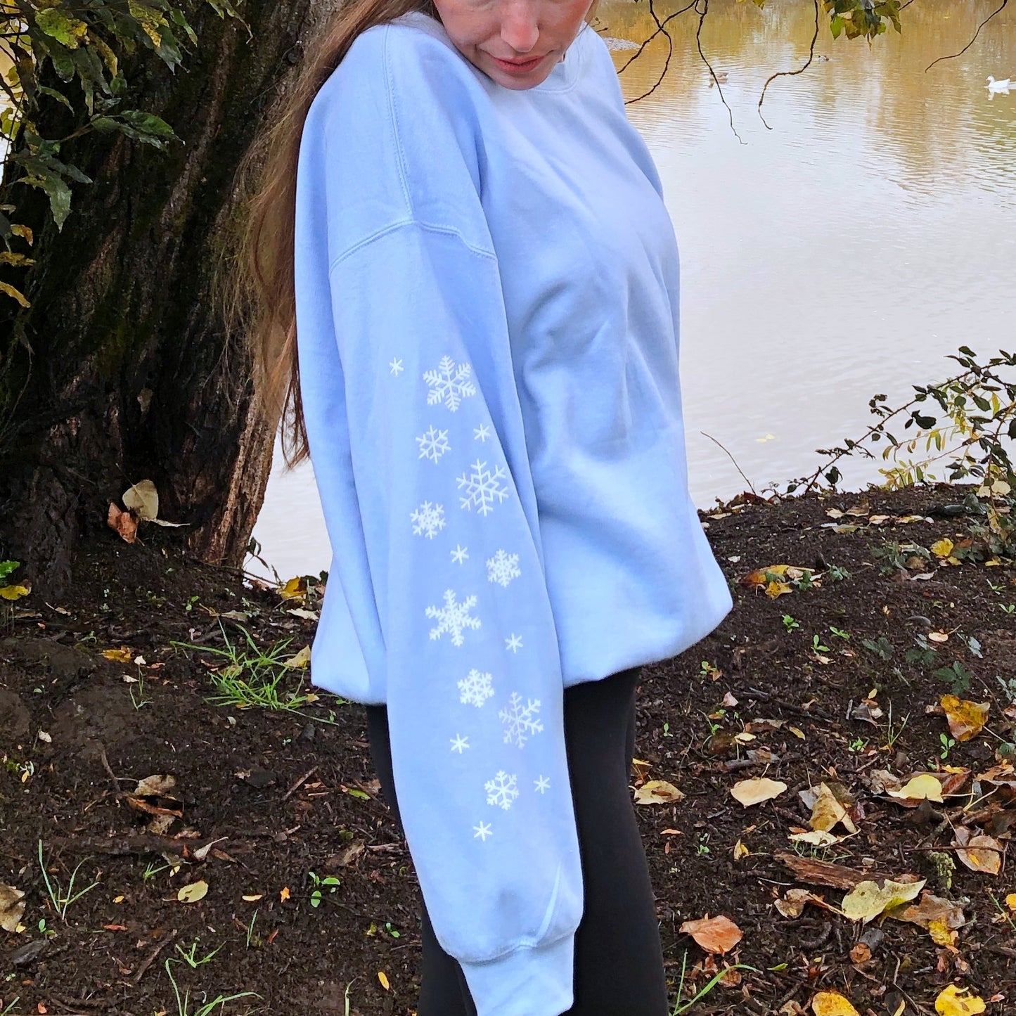 "Snowflake Sleeves" Sweatshirt