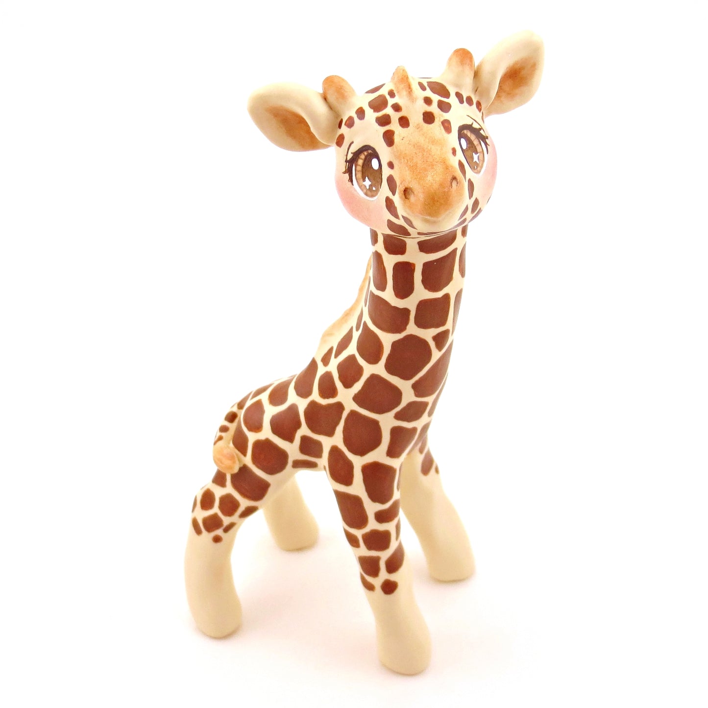 Giraffe Figurine - Polymer Clay Animals Continents Collection