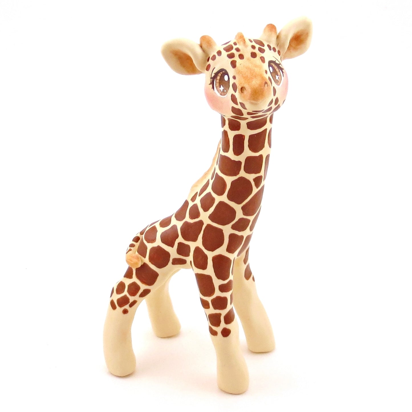 Giraffe Figurine - Polymer Clay Animals Continents Collection