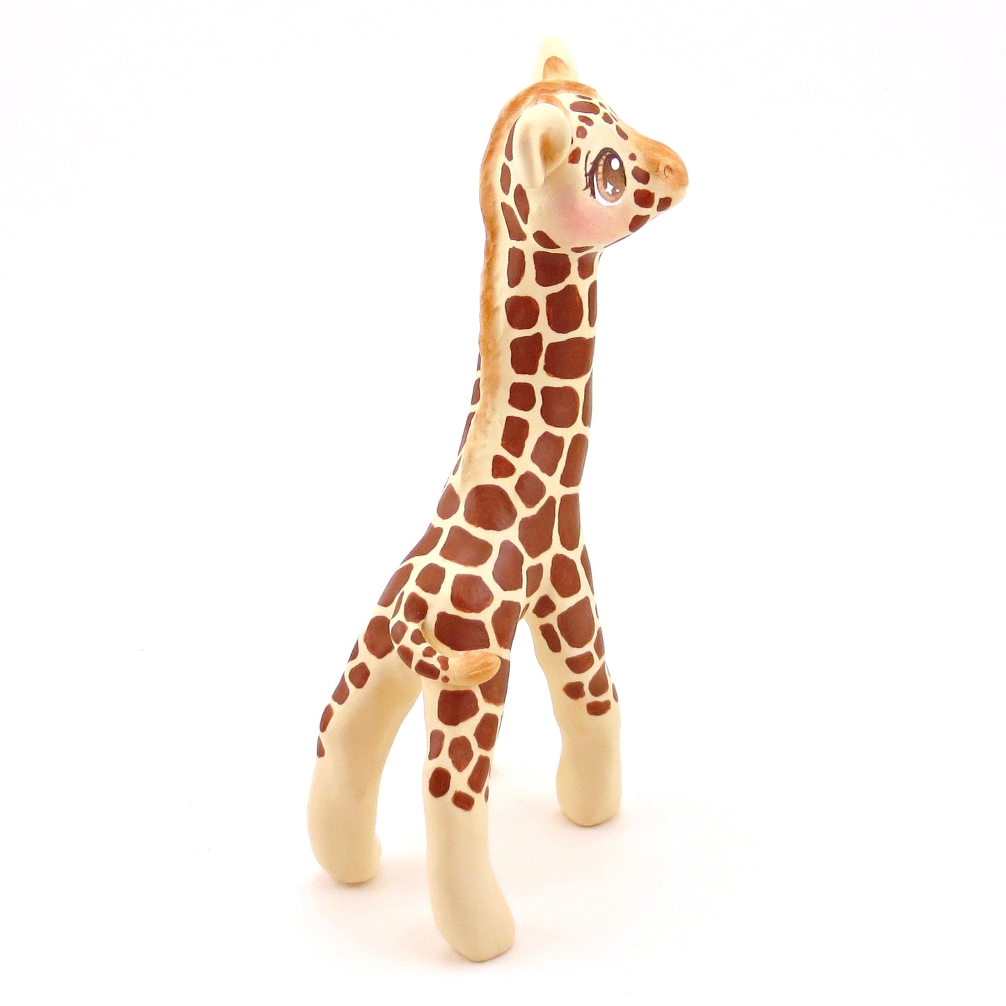 Giraffe Figurine - Polymer Clay Animals Continents Collection