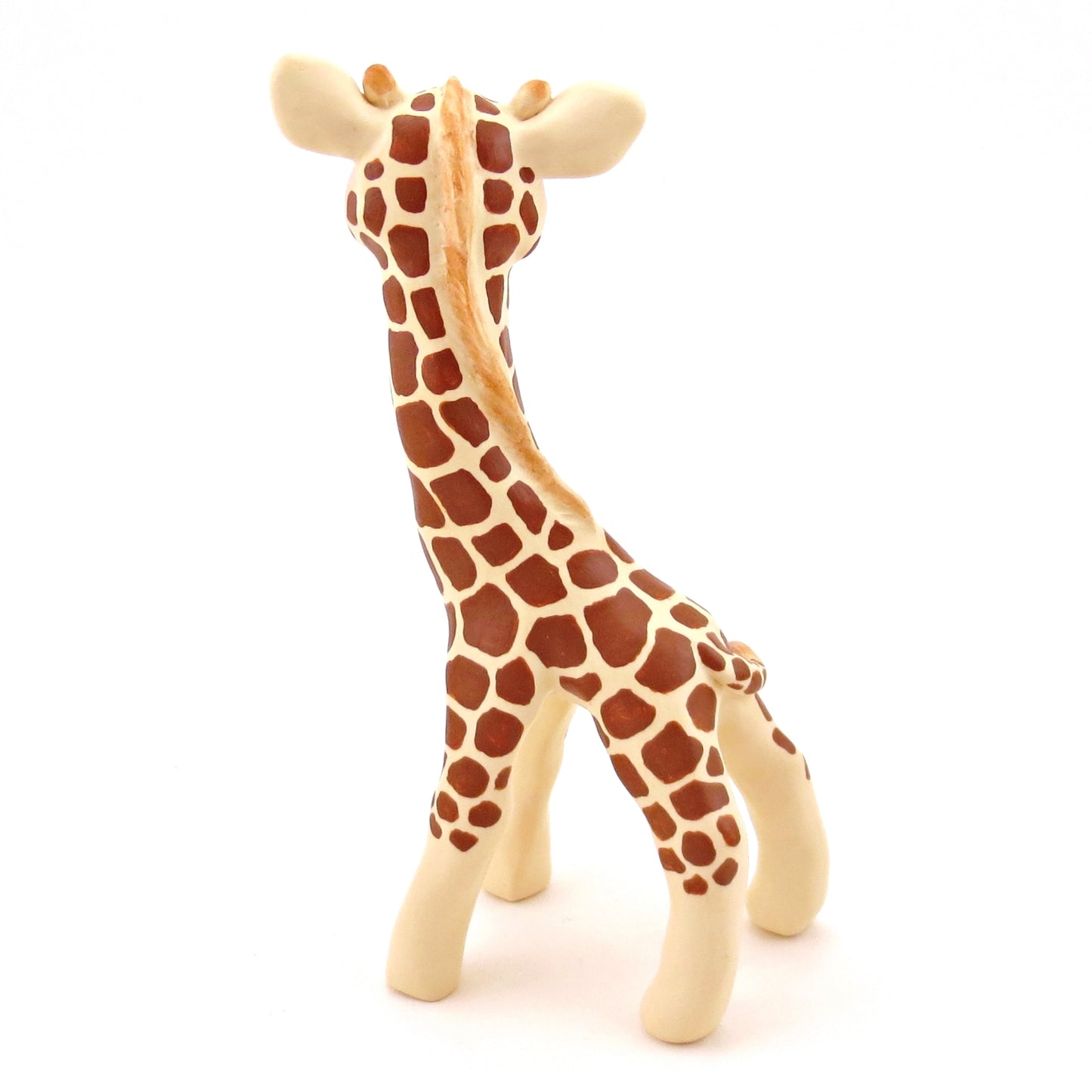 Giraffe Figurine - Polymer Clay Animals Continents Collection