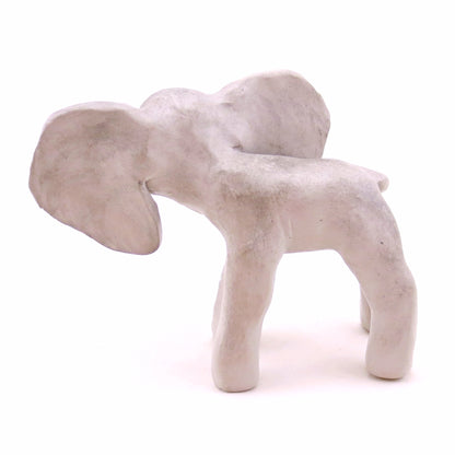 Elephant Figurine - Polymer Clay Animals Continents Collection