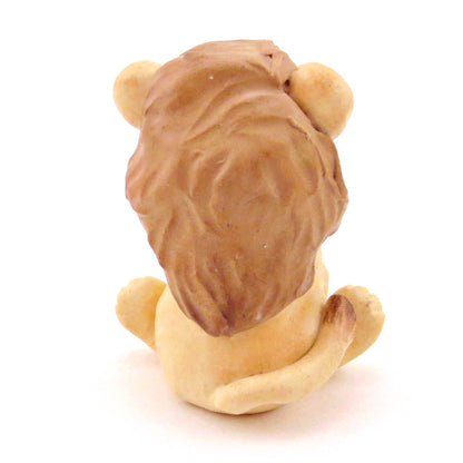 Lion Figurine - Polymer Clay Animals Continents Collection