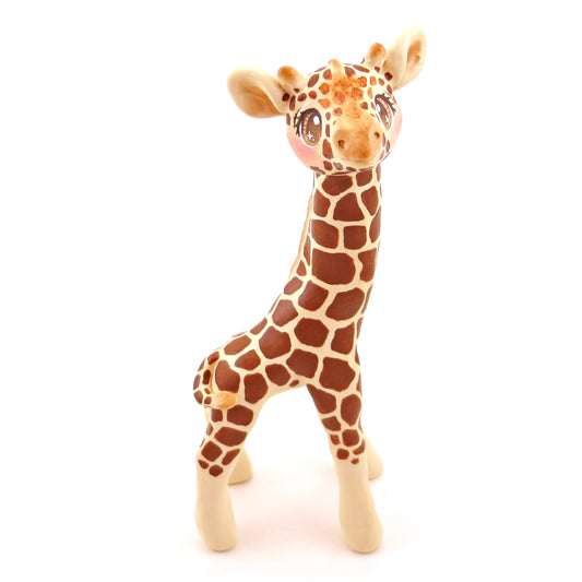 Giraffe Figurine - Polymer Clay Animals Continents Collection