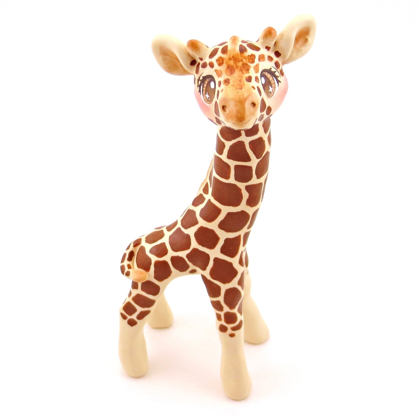 Giraffe Figurine - Polymer Clay Animals Continents Collection