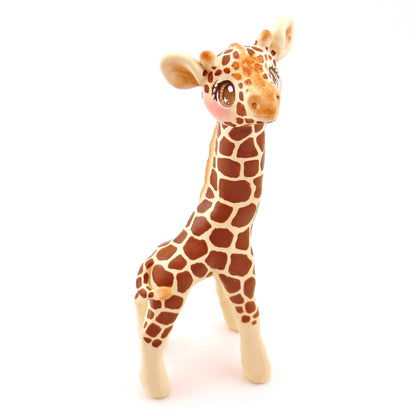 Giraffe Figurine - Polymer Clay Animals Continents Collection