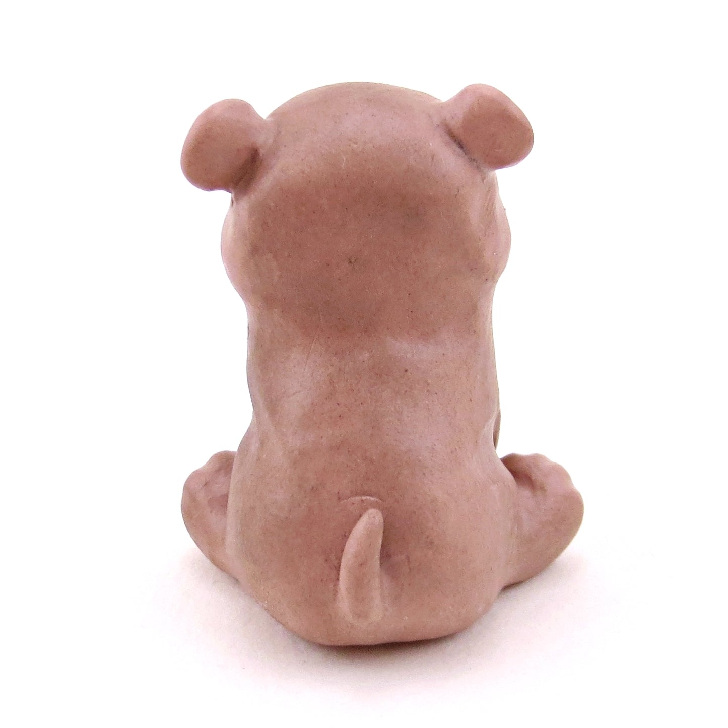 Sitting Hippopotamus Figurine - Polymer Clay Animals Continents Collection