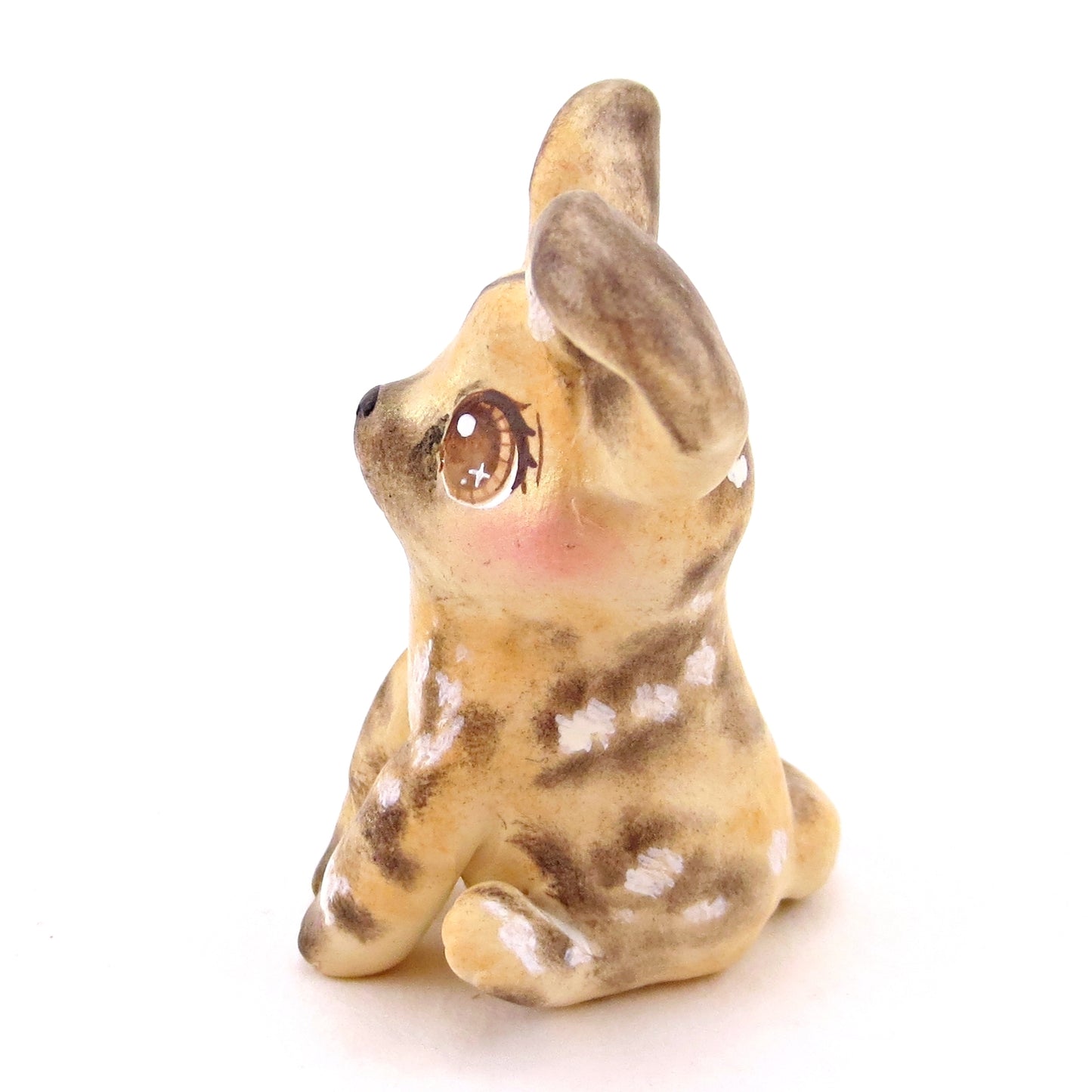 African Wild Dog/Painted Dog Figurine - Polymer Clay Animals Continents Collection