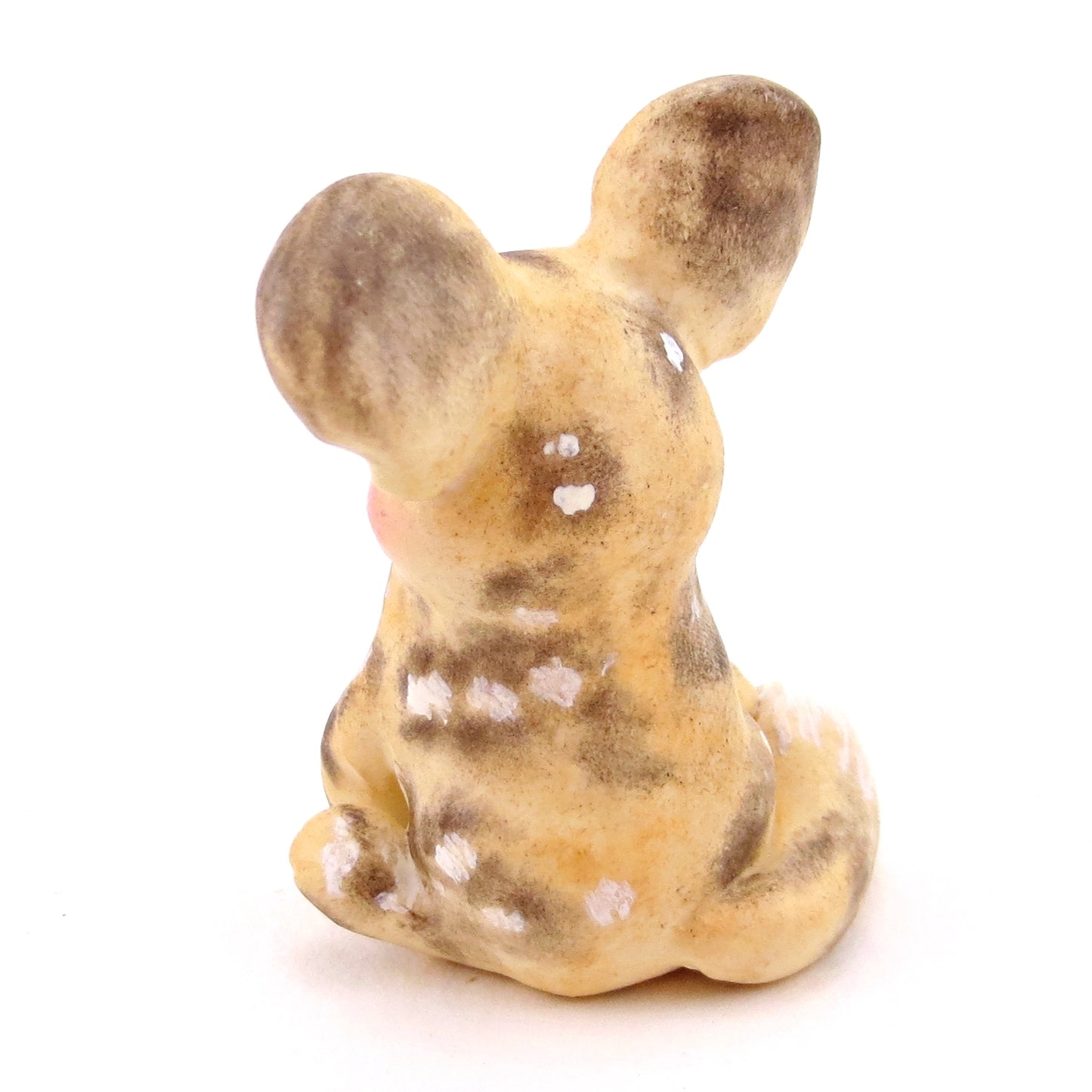 African Wild Dog/Painted Dog Figurine - Polymer Clay Animals Continents Collection