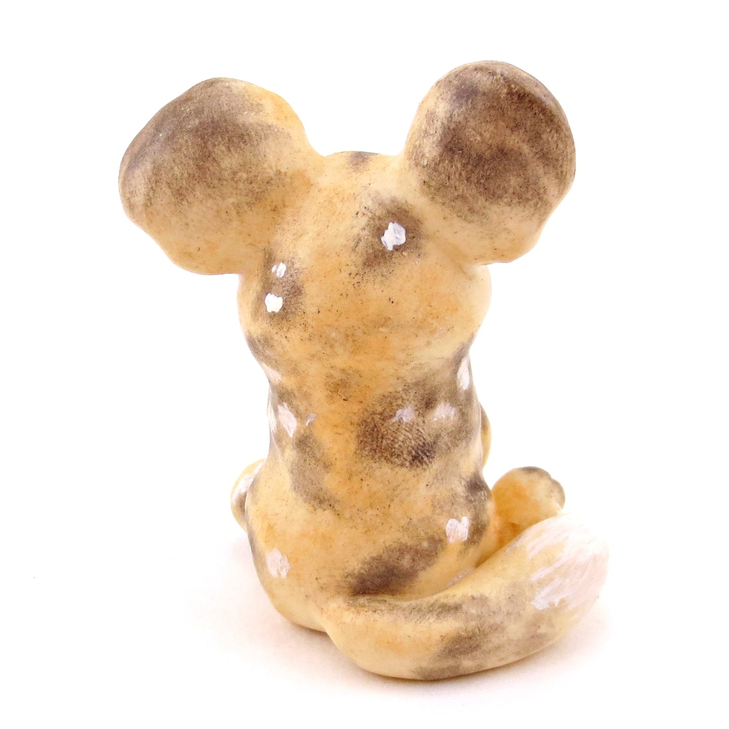 African Wild Dog/Painted Dog Figurine - Polymer Clay Animals Continents Collection