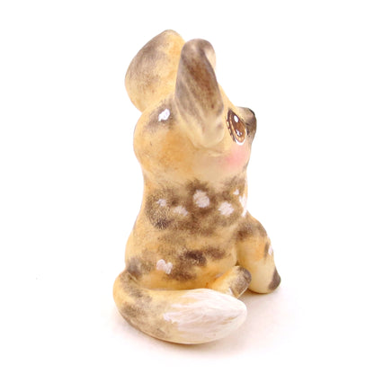 African Wild Dog/Painted Dog Figurine - Polymer Clay Animals Continents Collection