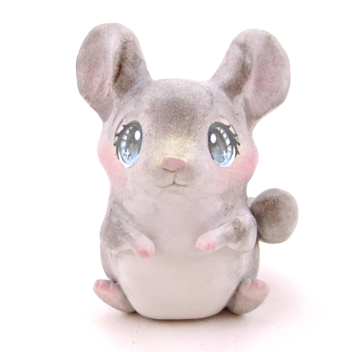 Chinchilla Figurine - Polymer Clay Animals Continents Collection