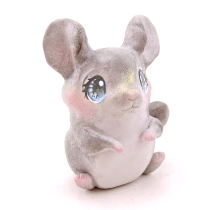 Chinchilla Figurine - Polymer Clay Animals Continents Collection