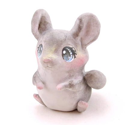 Chinchilla Figurine - Polymer Clay Animals Continents Collection