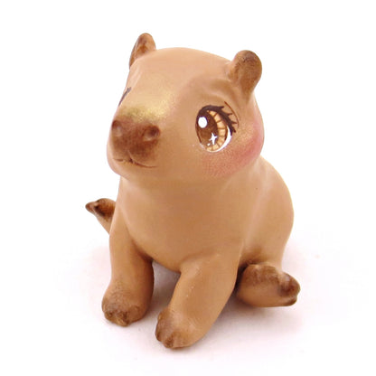 Capybara Figurine - Polymer Clay Animals Continents Collection