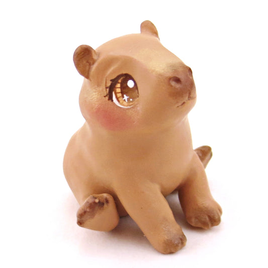 Capybara Figurine - Polymer Clay Animals Continents Collection