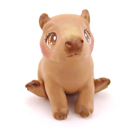 Capybara Figurine - Polymer Clay Animals Continents Collection