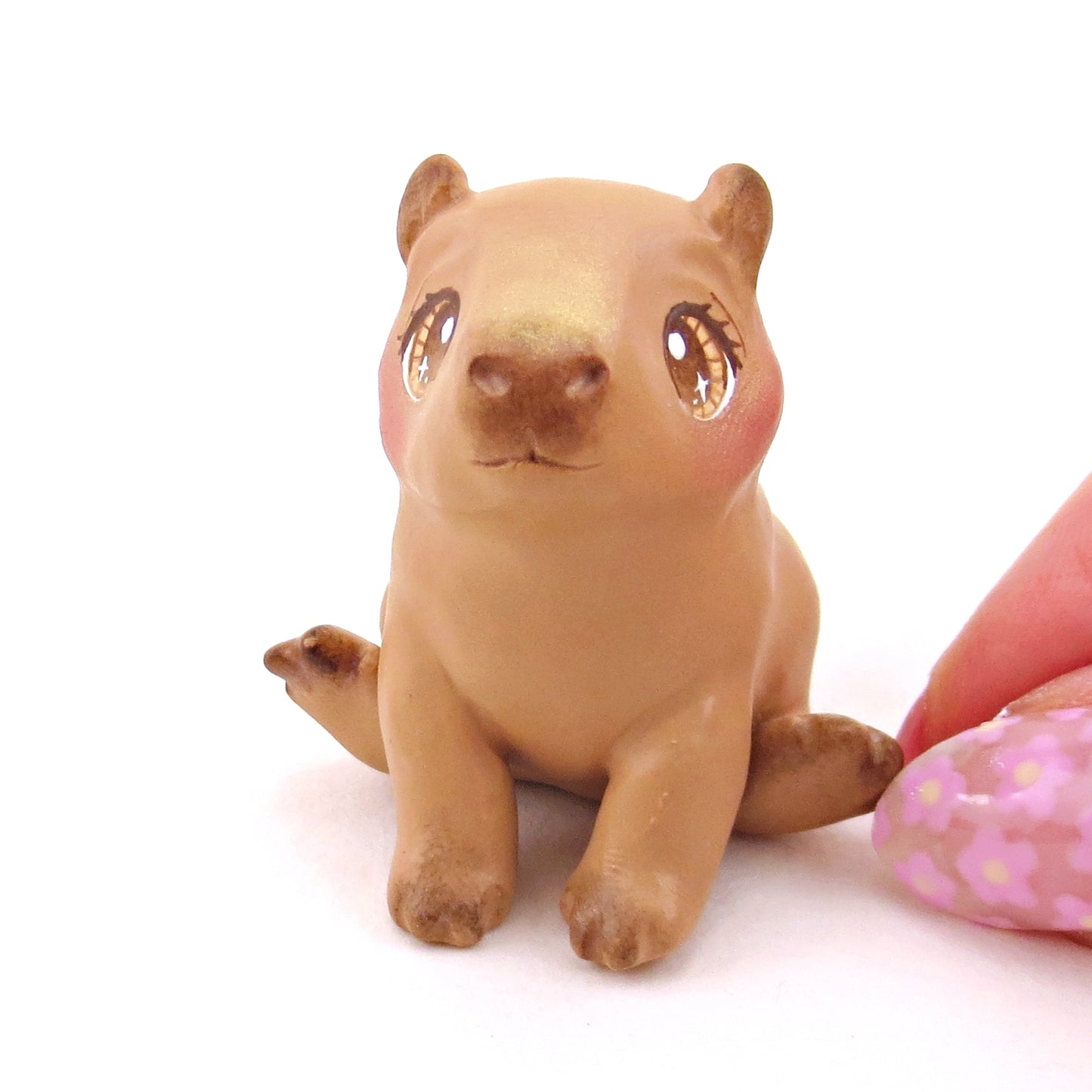 Capybara Figurine - Polymer Clay Animals Continents Collection