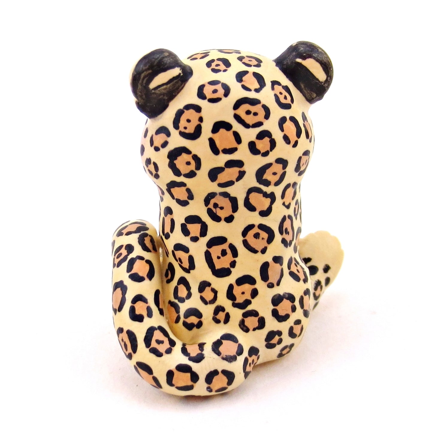 Jaguar Figurine - Polymer Clay Animals Continents Collection