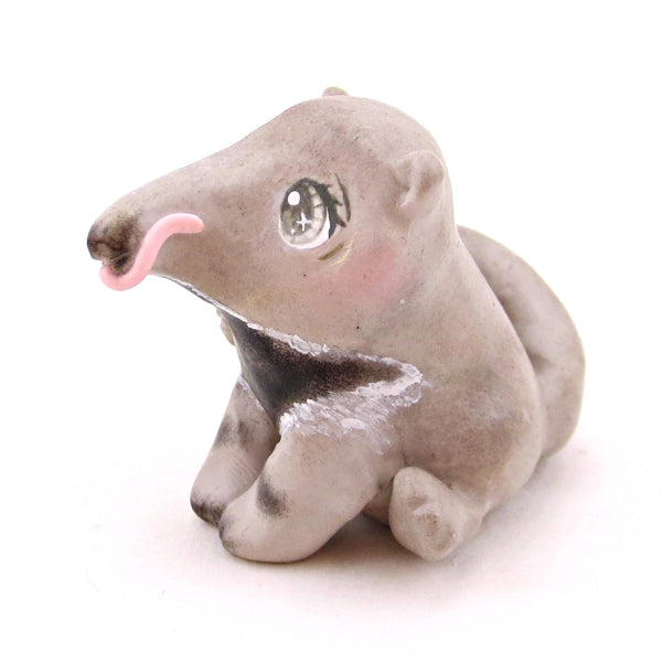 Giant Anteater Figurine - Polymer Clay Animals Continents Collection