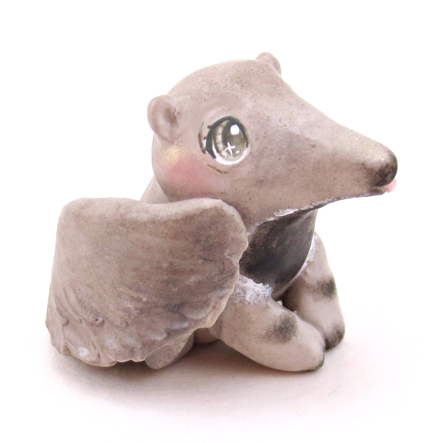 Giant Anteater Figurine - Polymer Clay Animals Continents Collection