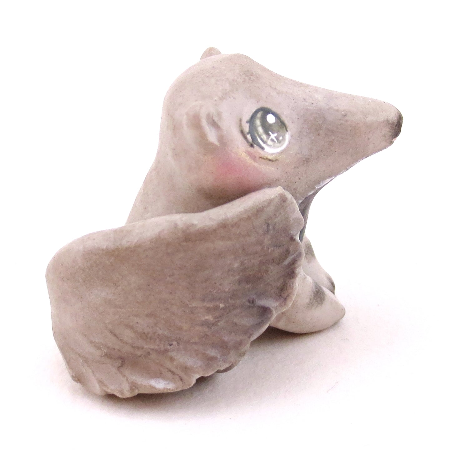 Giant Anteater Figurine - Polymer Clay Animals Continents Collection