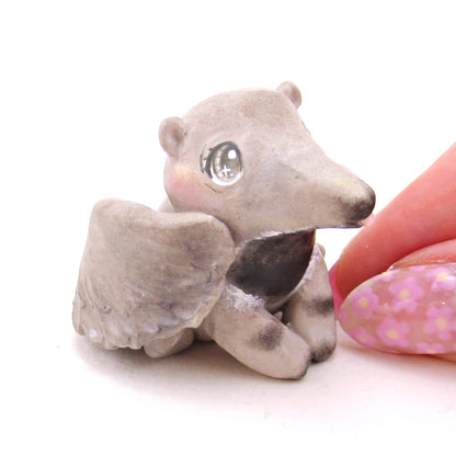 Giant Anteater Figurine - Polymer Clay Animals Continents Collection