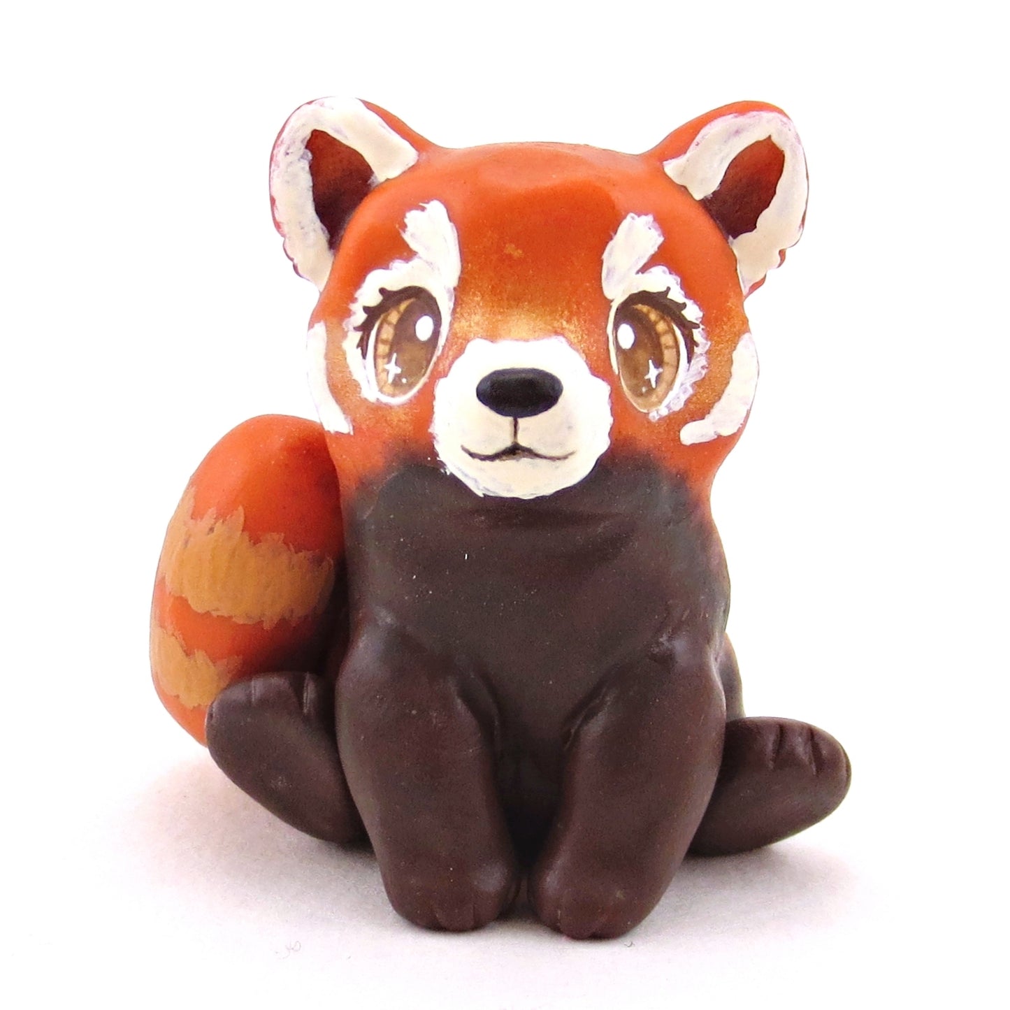 Red Panda Figurine - Polymer Clay Animals Continents Collection