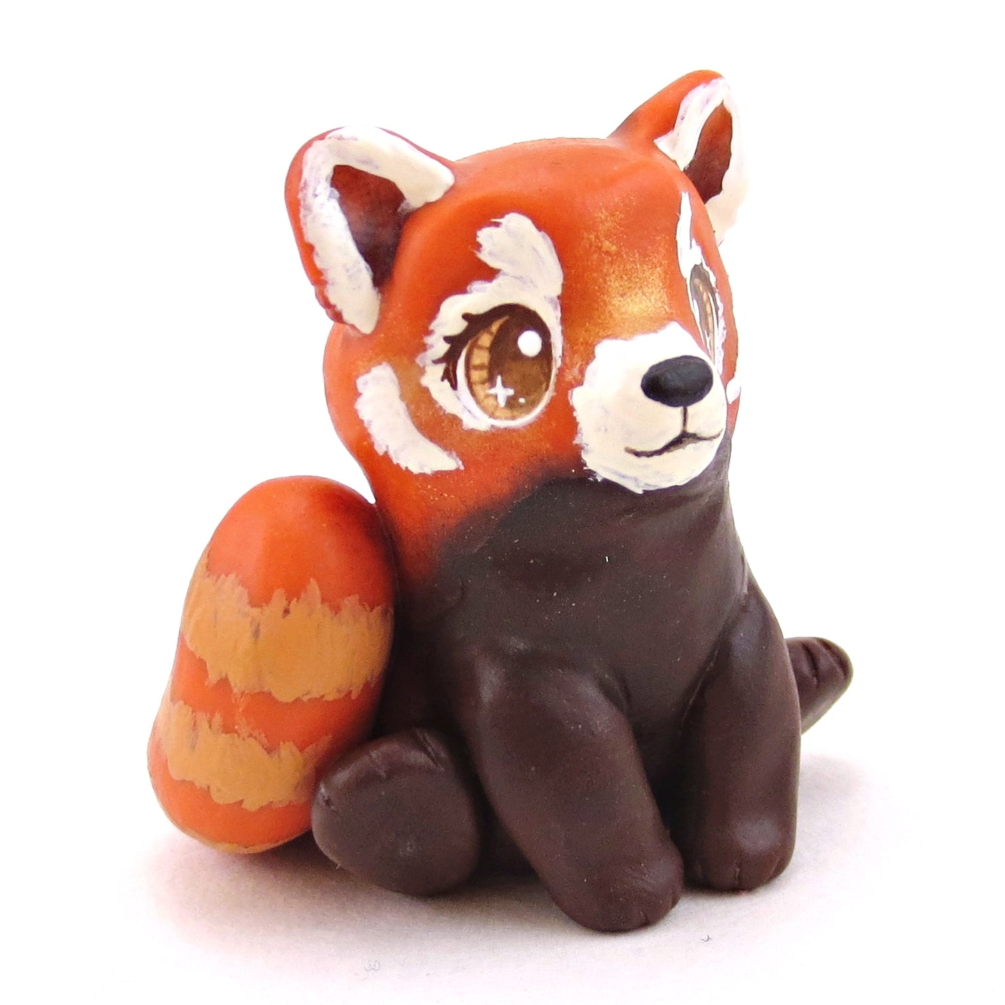 Red Panda Figurine - Polymer Clay Animals Continents Collection