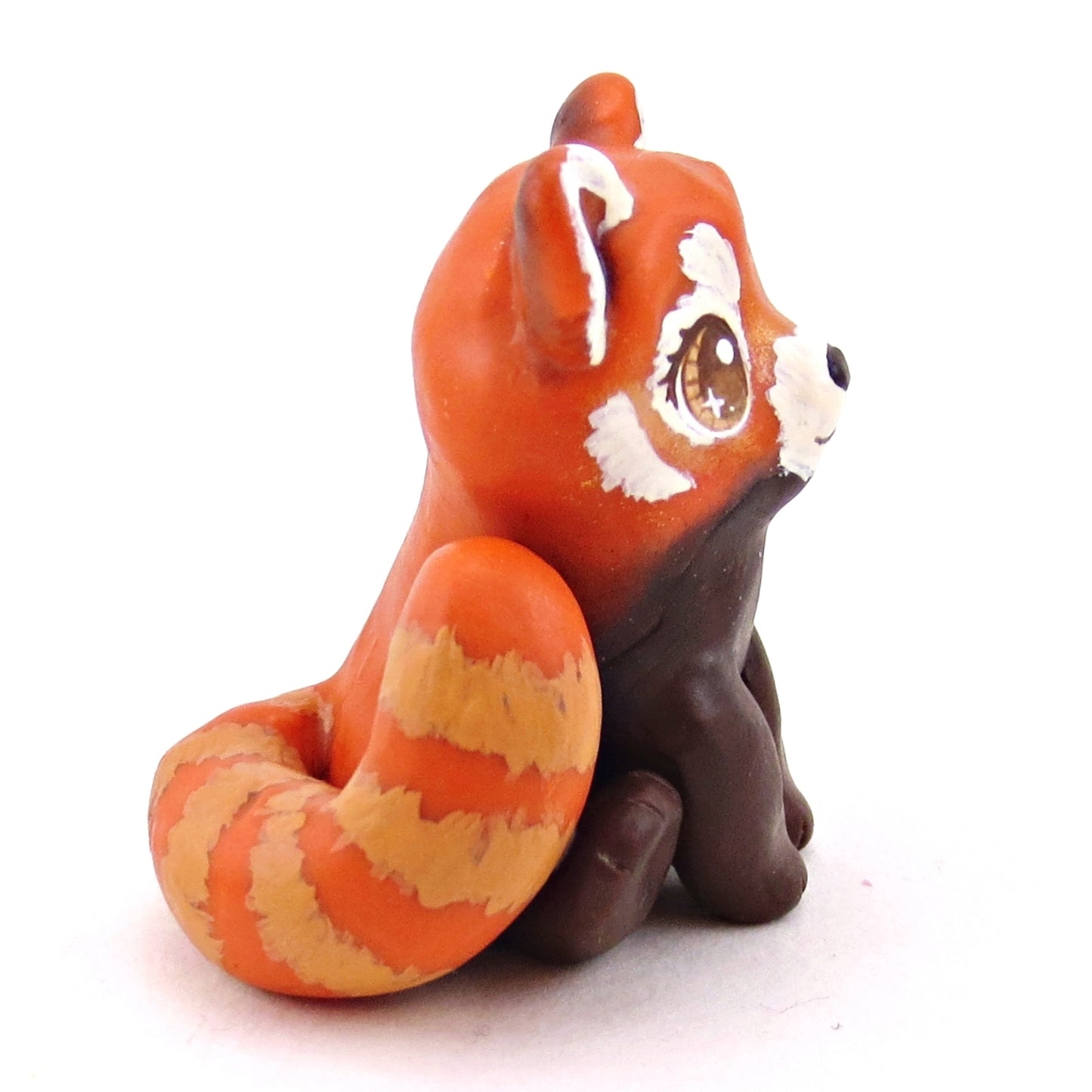 Red Panda Figurine - Polymer Clay Animals Continents Collection