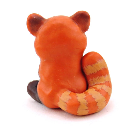 Red Panda Figurine - Polymer Clay Animals Continents Collection